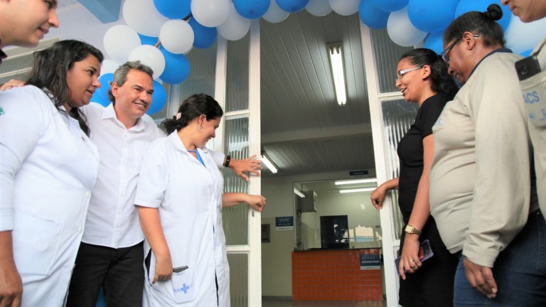 Após reforma, unidade de saúde da família do Alves Pereira retoma atendimentos à população