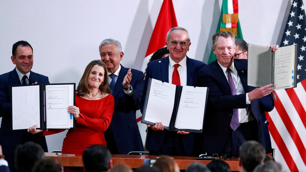 Canadá, EUA e México assinam acordo para substituir Nafta