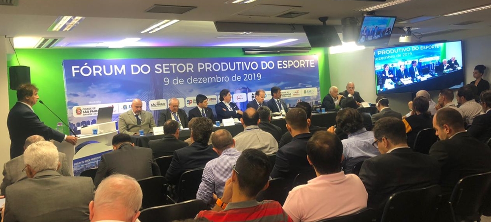 Em São Paulo, diretor-presidente da Fundesporte reúne-se com gestores no Fórum do Setor Produtivo do Esporte