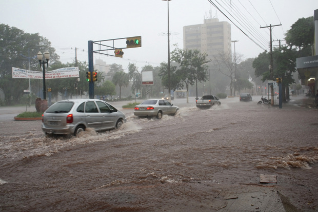 Chuvas atingem a região Centro-Sul de Mato Grosso do Sul na quarta-feira (3)