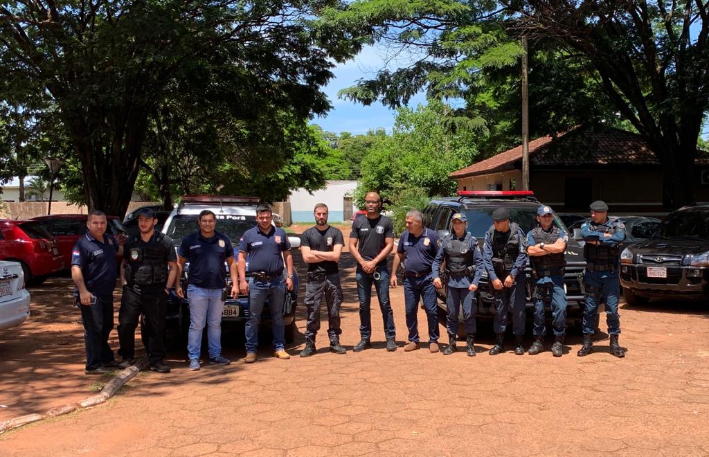 PCMS atua em conjunto com demais forças para capturar foragidos de cadeia paraguaia