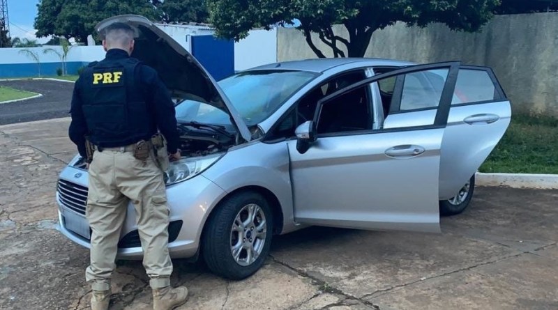 PRF recupera em Sonora veículo roubado em Cuiabá