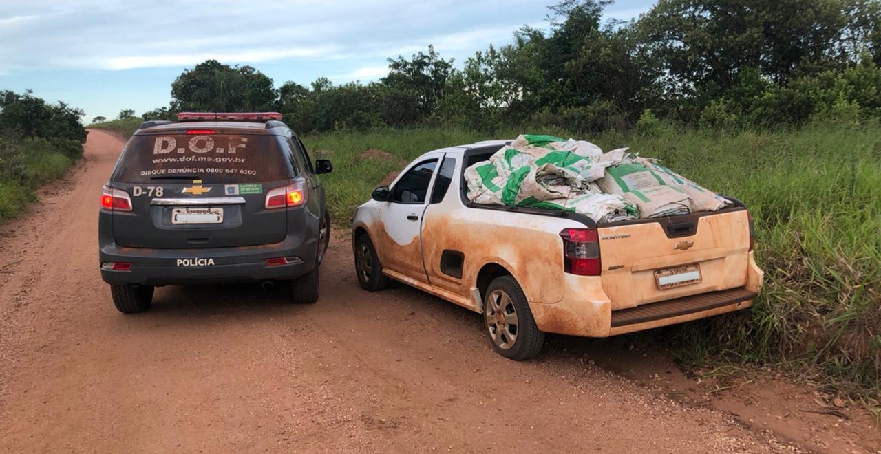 Policiais do DOF apreendem agrotóxico contrabandeado do Paraguai com casal