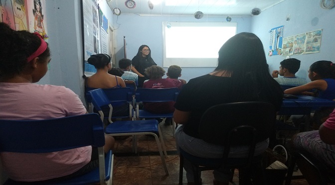 Projeto social no Dom Antônio Barbosa recebe oficina sobre gravidez na adolescência