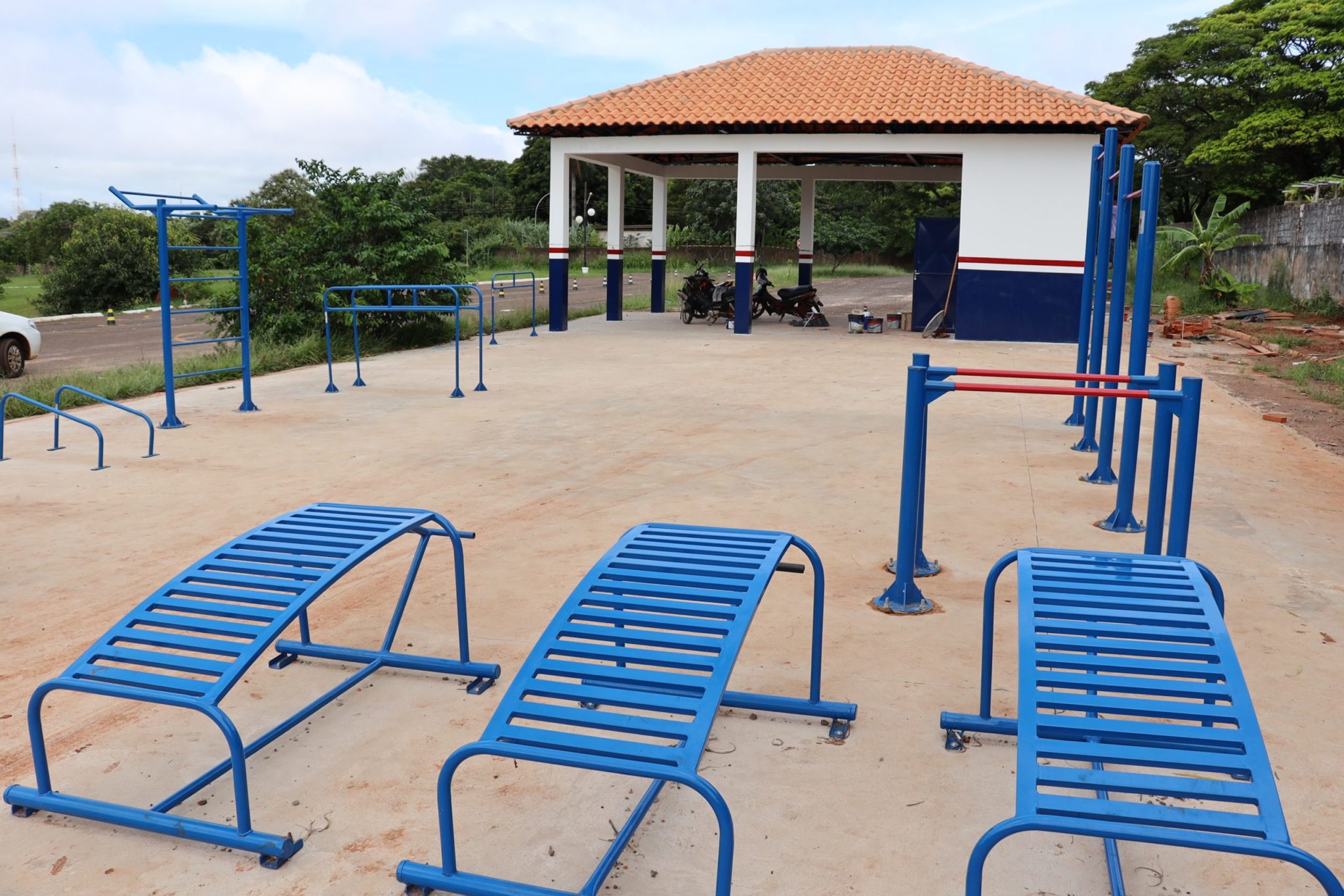 Ponta Porã: Prefeitura instala academia ao ar livre no Horto Florestal