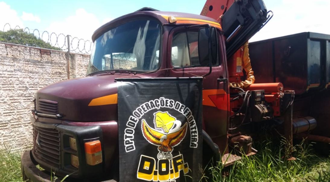 Quatro caminhões foram apreendidos pelo DOF durante a Operação Amigos do Campo em Dourados