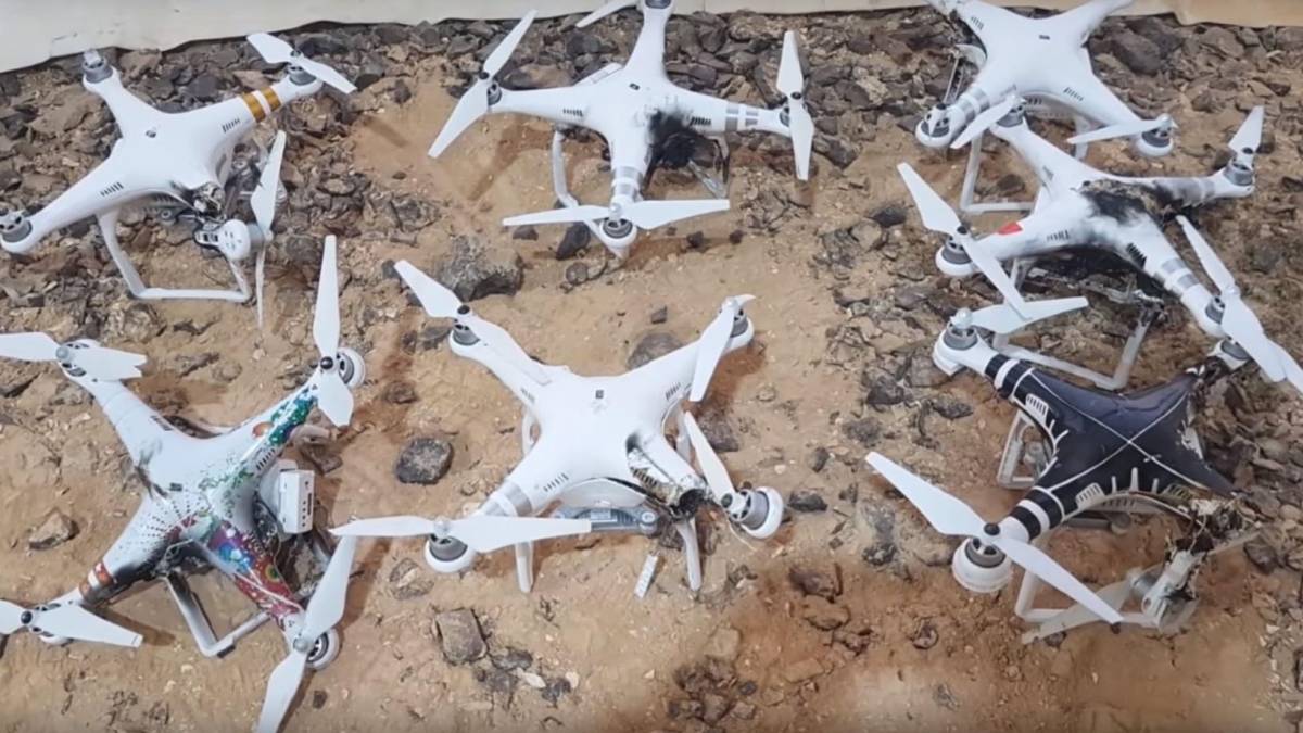 Empresa cria arma laser capaz de derrubar três drones de uma vez