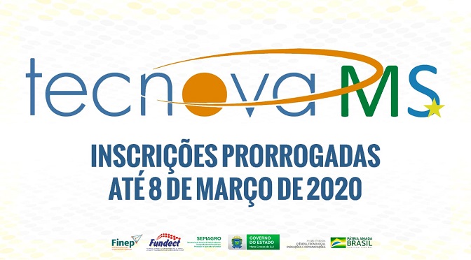 Prorrogação do Tecnova 2: empresários de MS receberão R$ 2 milhões para incentivar produtos e serviços inovadores