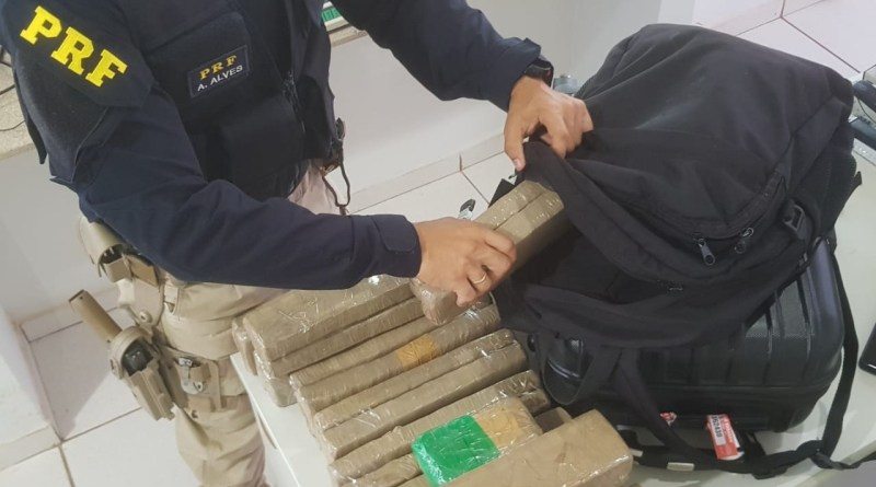 Em São Gabriel do Oeste: Traficante é preso com 15 kg de maconha que seria levado para Cuiabá