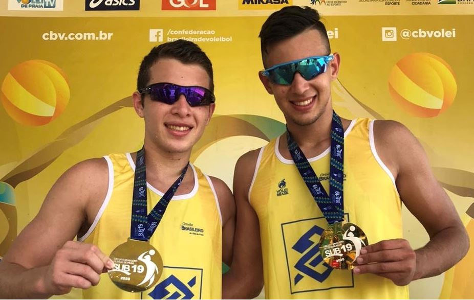 Dupla sul-mato-grossense conquista etapa do Circuito Brasileiro Sub-19 de vôlei de praia