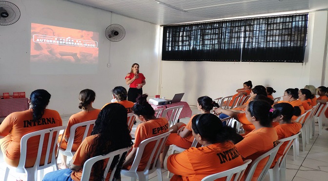 Projeto da Agepen aborda autorresponsabilidade com mulheres em situação de prisão