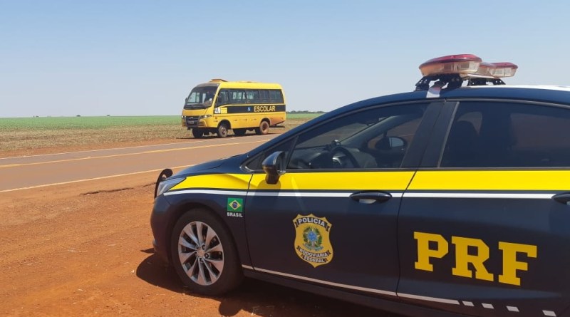 Operação Volta às Aulas 2020: PRF fiscaliza mais de 240 veículos de transporte escolar em Mato Grosso do Sul