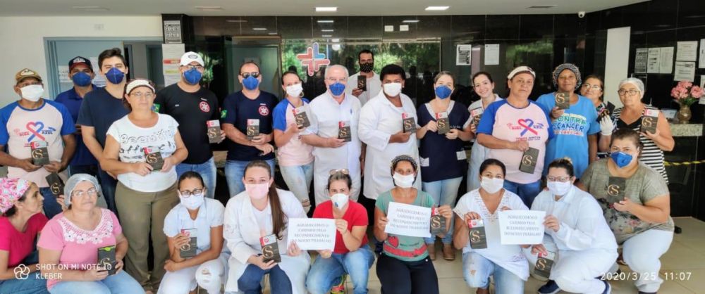 Itaporã: Funcionários do Hospital agradecem empresa por gesto de carinho