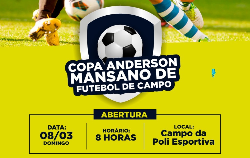 Amambai: Copa Anderson Mansano, tem início nesse domingo dia 08 no Campo da Poli Esportiva
