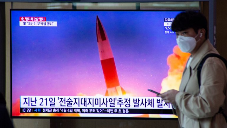 Coreia do Norte dispara “projétil não identificado” para mar do Japão