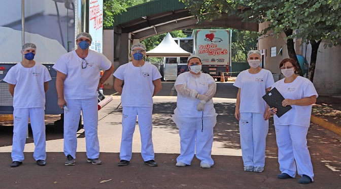 HR de Ponta Porã recebe carretas da Saúde para atender casos suspeitos de coronavírus