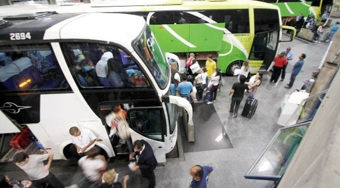 Transporte intermunicipal de passageiros está temporariamente suspenso