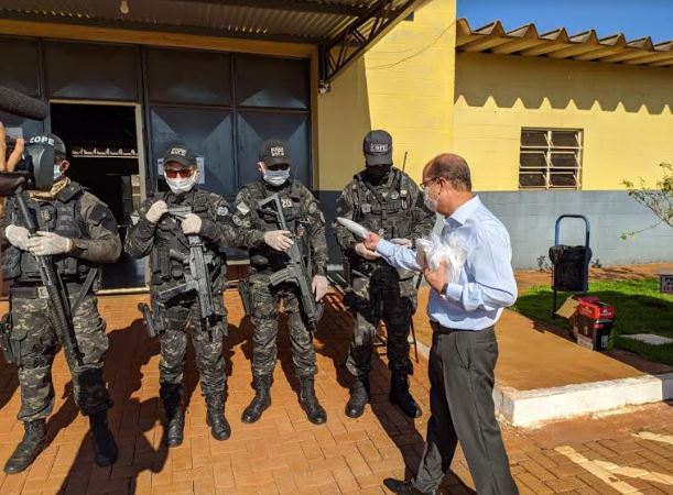 Barbosinha apoia Polícia Penal e distribuição de equipamentos para proteção da Covid-19