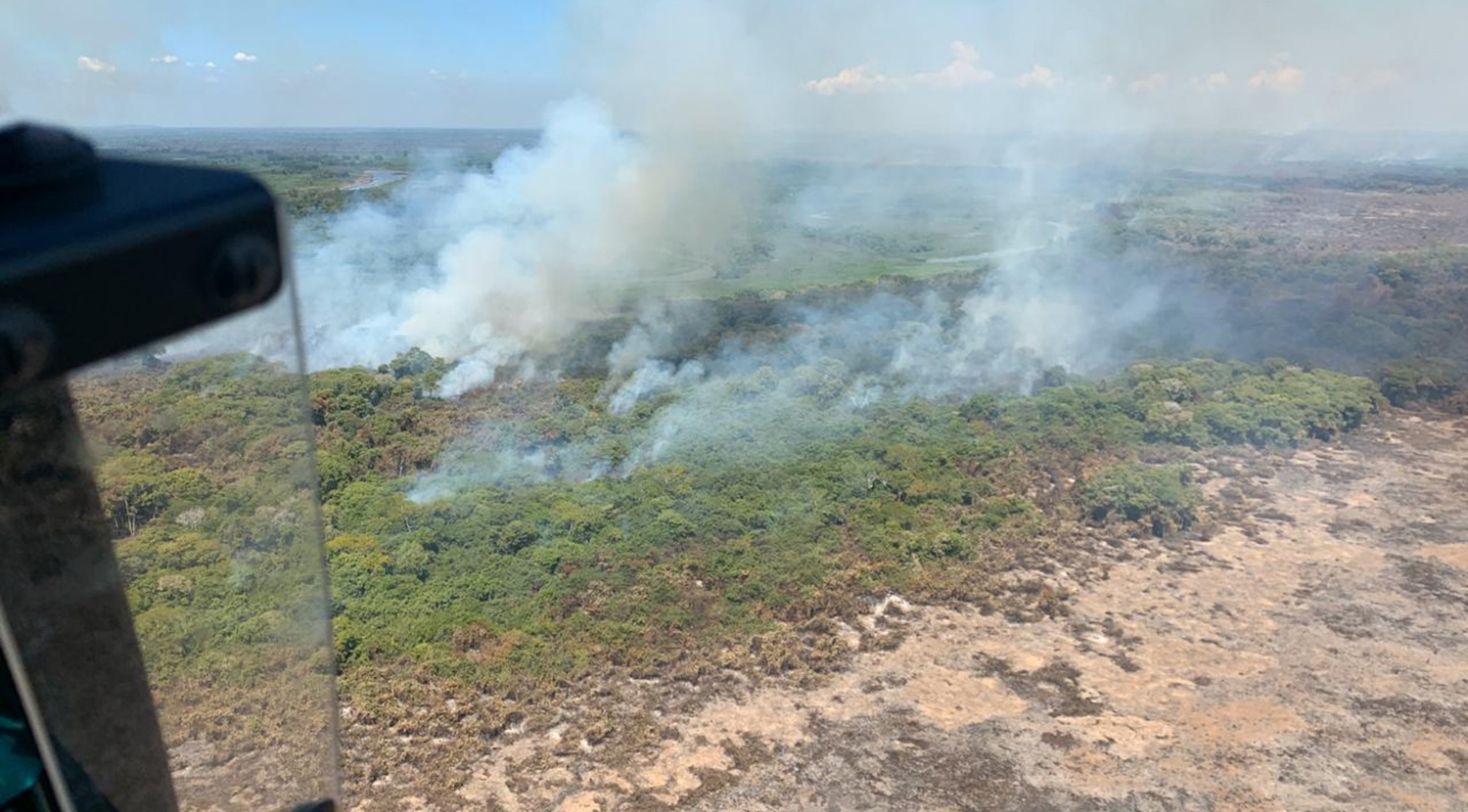 Novos incêndios atingem Pantanal da Nhecolândia, Porto da Manga e Codraza