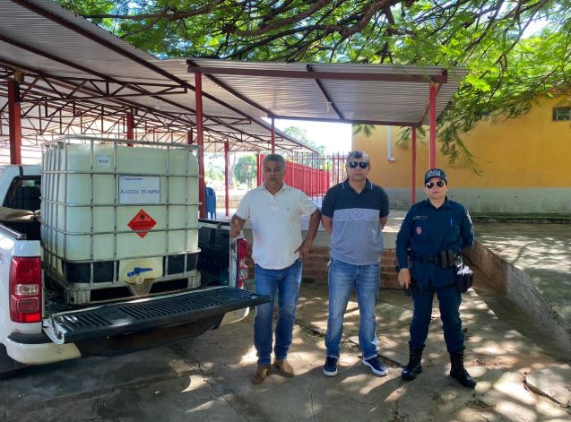 Figueirão: Usina Sonora doa álcool 70% para os estabelecimentos comerciais