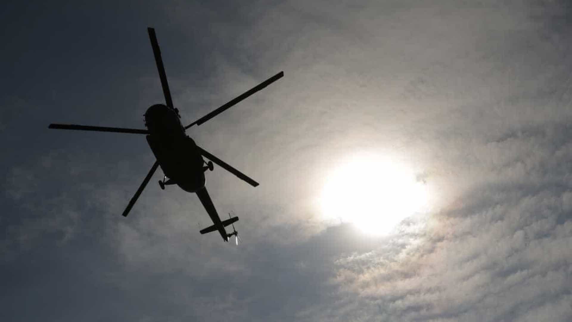 Trabalhando em combate as chamas no Pantanal, helicóptero da Força Nacional cai e deixa três feridos