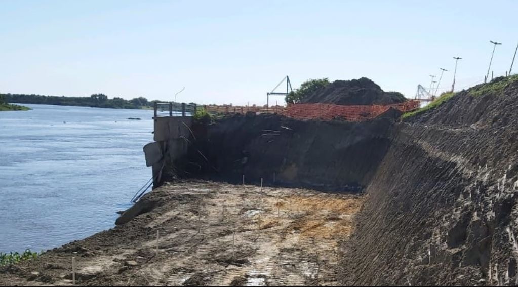 Governo prorroga emergência em Porto Murtinho por erosões em dique; obras de recuperação estão em andamento