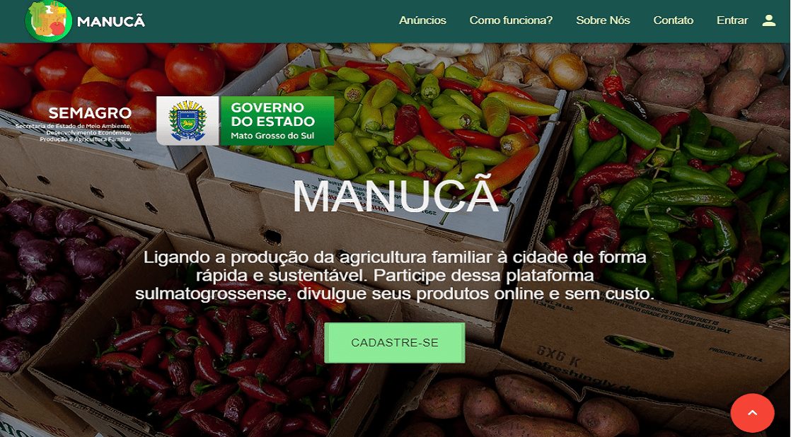 Aberta para cadastro de compradores, plataforma ajuda a encontrar produtores de alimentos durante a pandemia