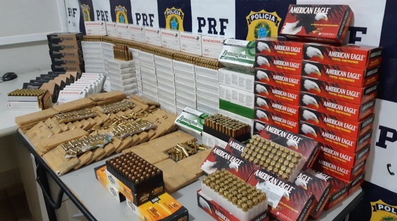 PRF apreende 6.060 munições em Água Clara