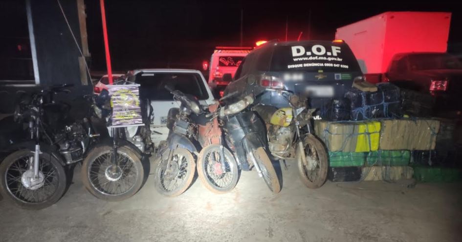 Operação Hórus: Motocicletas com mais de 700 quilos de maconha foram apreendidas pelo DOF