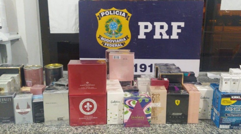 PRF apreende perfumes e remédios contrabandeados em Coxim