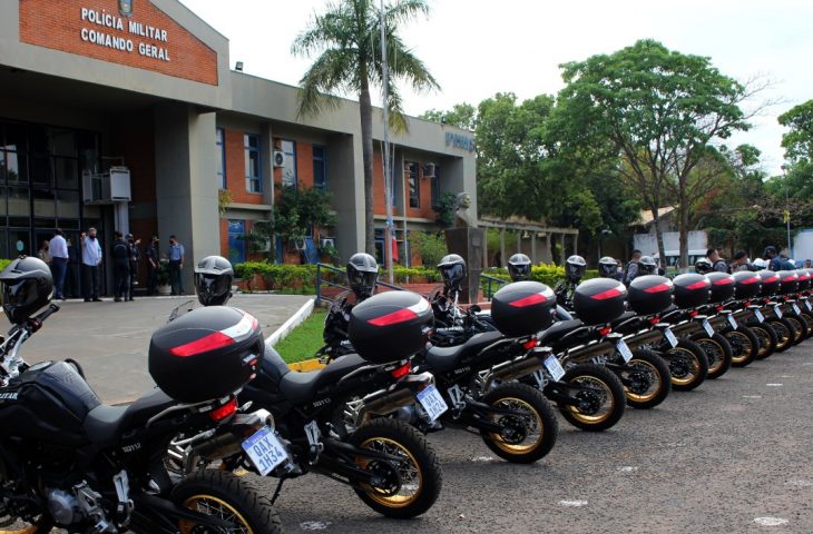 Governo do Estado entrega 20 motos BMW para a PM e o Corpo de Bombeiros Militar