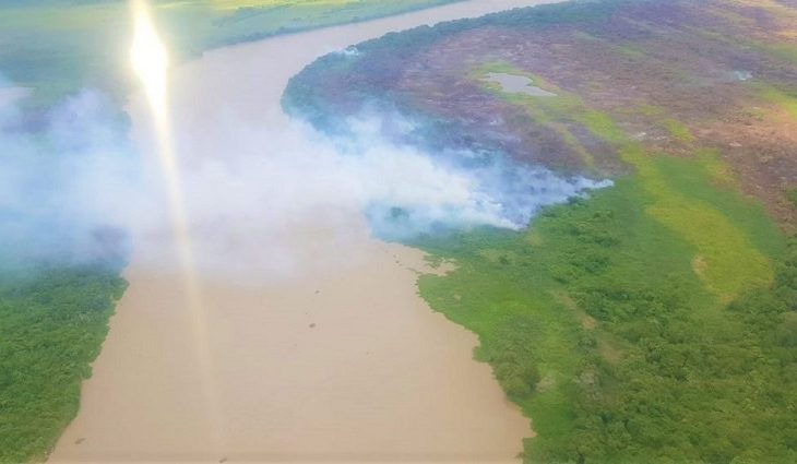 Governador Reinaldo cumpre agenda com ministro do Meio Ambiente para tratar queimadas no Pantanal