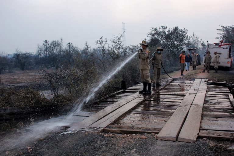 Pontes destruídas no Pantanal serão substituídas por pontes de concreto
