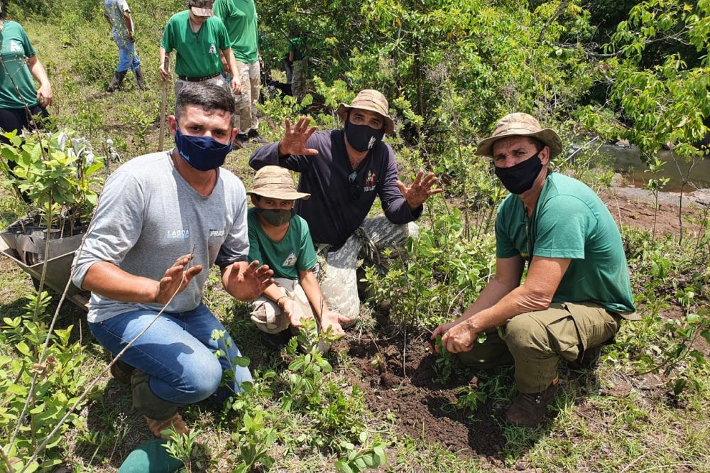 Rio Miranda recebe ação de reflorestamento
