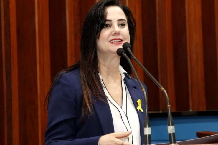 Mara Caseiro toma posse como deputada durante ato realizado por videoconferência