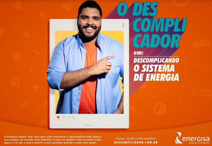 Energisa lança websérie ‘O Descomplicador’ com ator Paulo Vieira