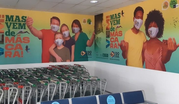 “Vem, mas vem de máscara!’: Fundtur MS finaliza 2020 com ações em aeroportos brasileiros