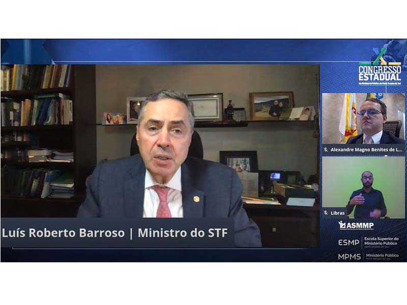 Palestra do Ministro do STF Luís Roberto Barroso encerra o X Congresso Estadual do MPMS