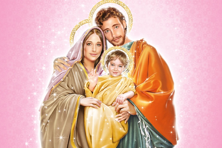 Natal feliz é Natal com Jesus, Maria e José!
