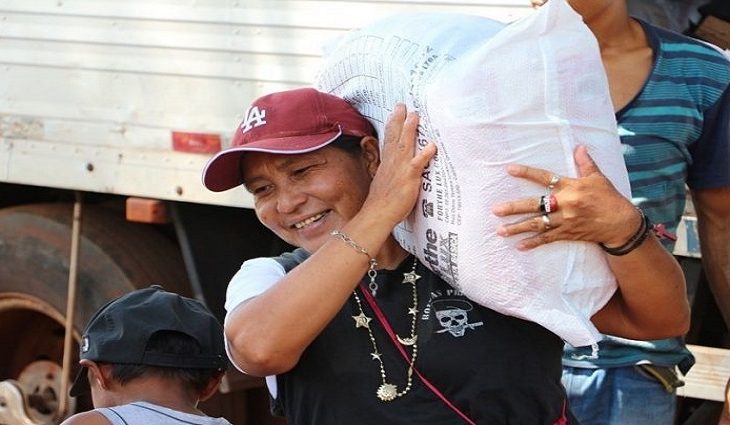 Mais de 216 mil cestas alimentares serão entregues aos indígenas de MS neste ano