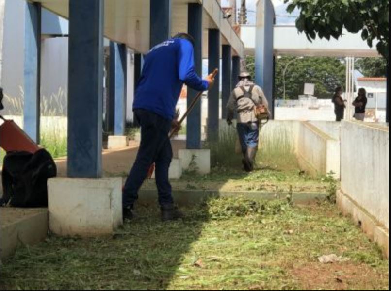 Jardim: Escolas passam por limpeza para receber participantes do ENEM
