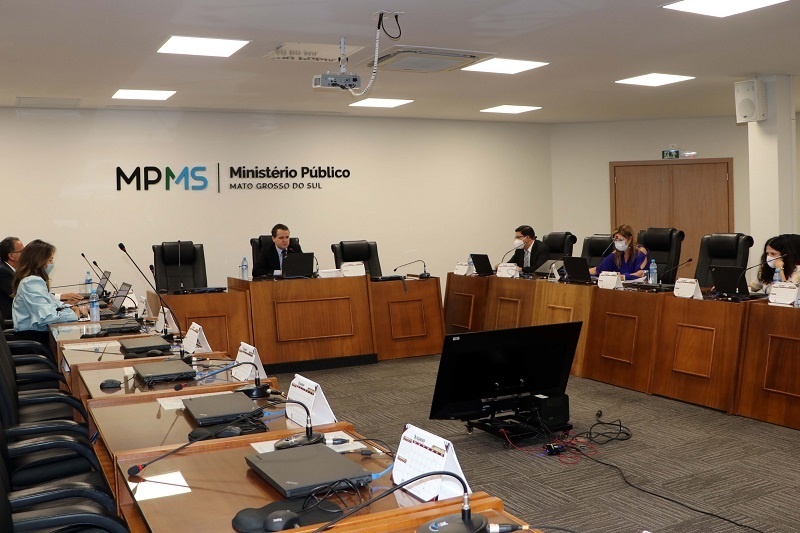 Em reunião com os Promotores da Saúde, Procurador-Geral de Justiça ressalta a importância da atuação conjunta dos membros do MPMS no combate à pandemia
