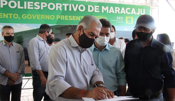 Sonho de esportistas, ginásio de Maracaju tem obra autorizada pelo governador Reinaldo Azambuja