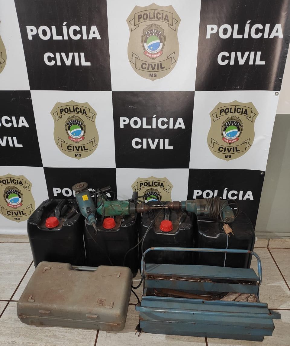 Polícia Civil prende três indivíduos por receptação em Rio Brilhante