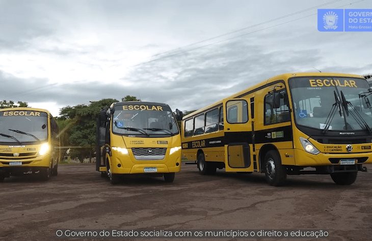 Nova frota de ônibus escolares vai beneficiar mais de cinco mil alunos