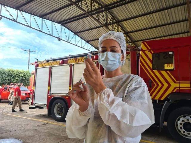 Aquidauana: Começa a vacinação de profissionais da segurança pública e forças de salvamento