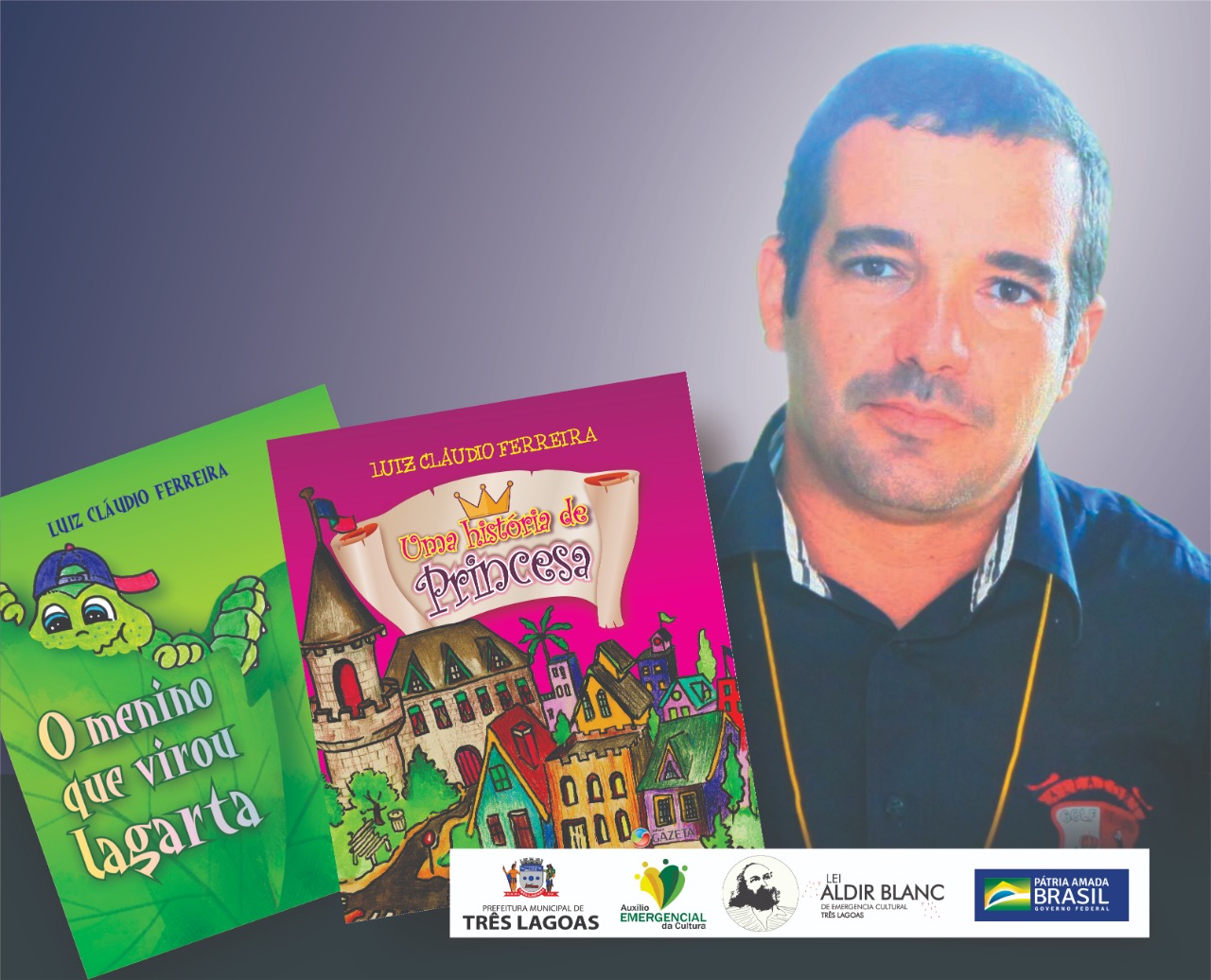 Três Lagoas: Professor de Teatro, autor e escritor lança livros infantis no mês dedicado ao livro infantil