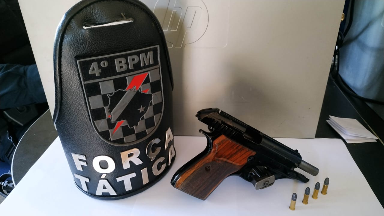 Polícia Militar prende homem e apreende pistola em Ponta Porã