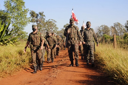 17° Regimento de Cavalaria Mecanizado de Amambai realizou marcha de 8 Km