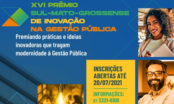 Inscrições abertas para XVI Prêmio Sul-mato-grossense de Inovação na Gestão Pública